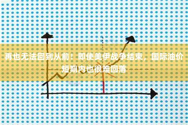 再也无法回到从前！即使美伊战争结束，国际油价短期内也很难回落