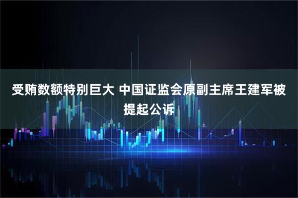 受贿数额特别巨大 中国证监会原副主席王建军被提起公诉